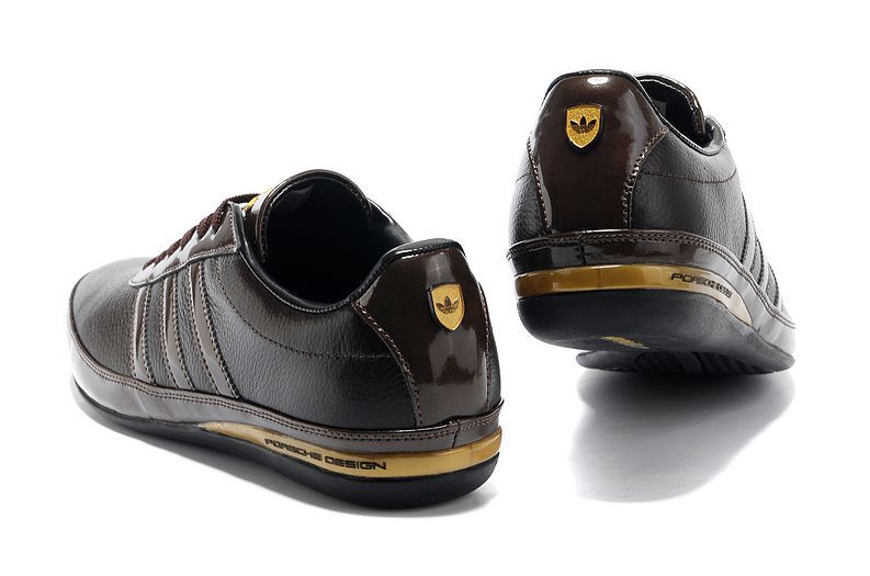 Adidas Porsche Design S3 коричневые с золотым (40-44)