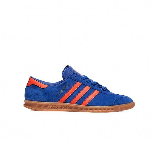  Adidas Hamburg синие с оранжевым (40-44)