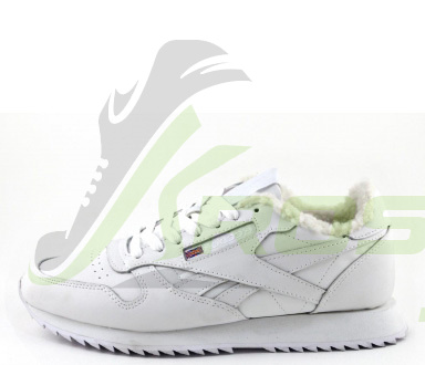 Reebok Classic Leather с мехом All White