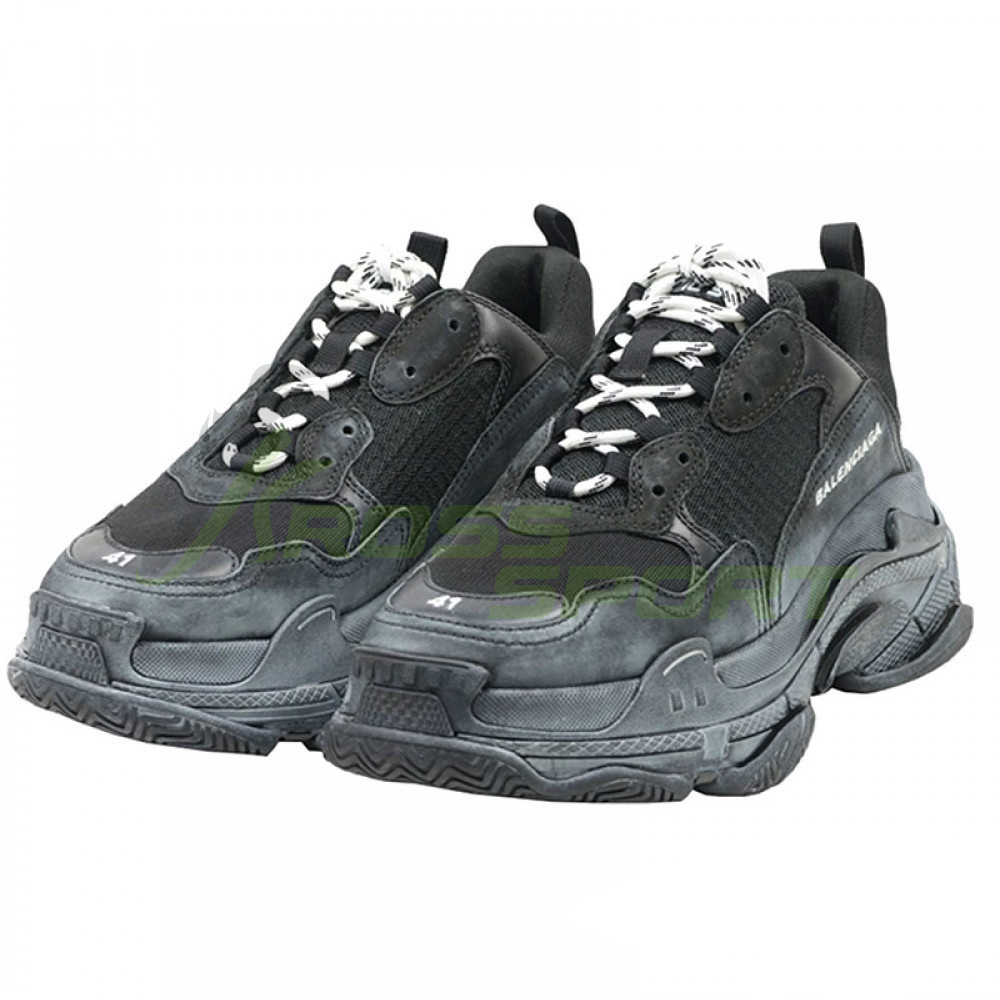  Balenciaga Triple S Black