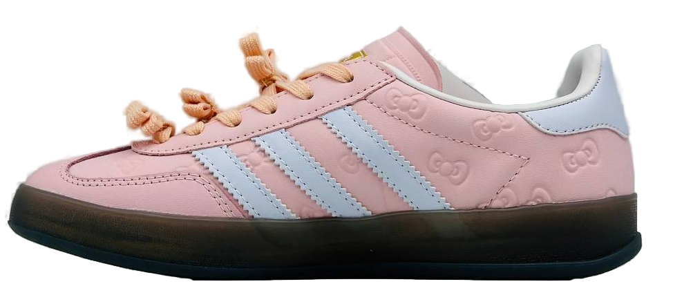 Adidas Gazelle x Hello Kitty pink