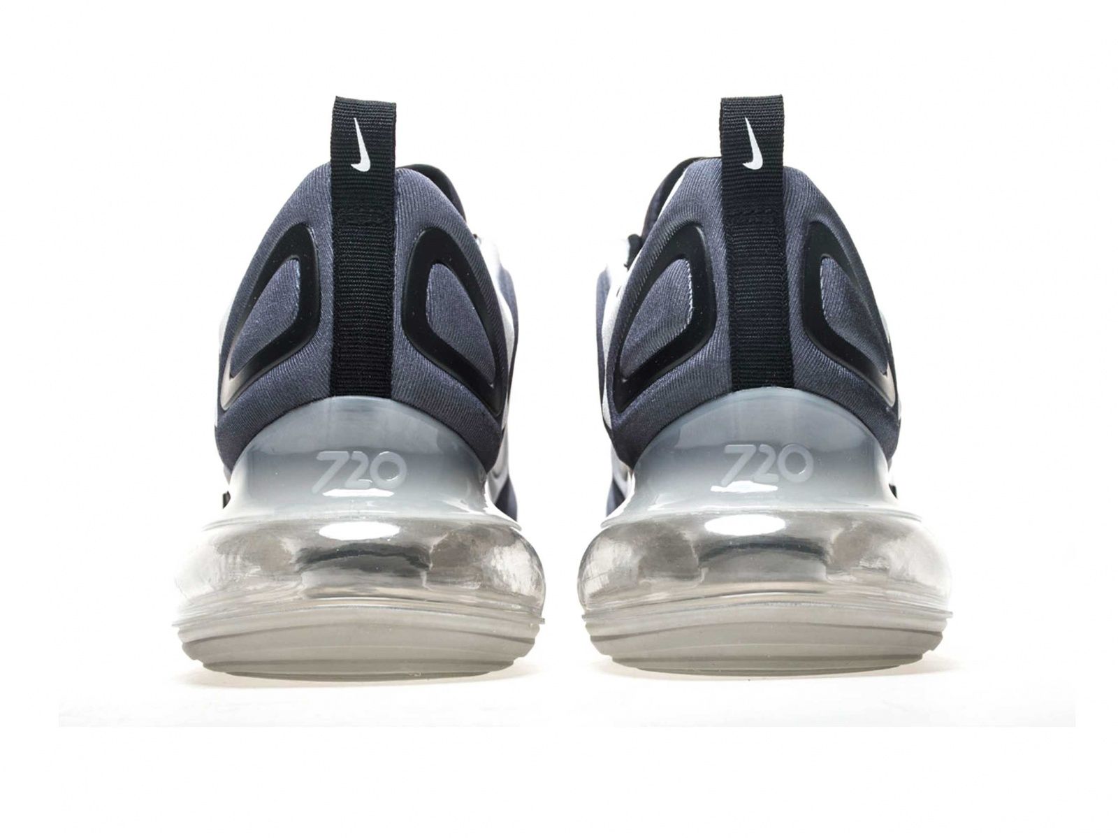Nike Air Max 720, серый, черный, нейлон, женские