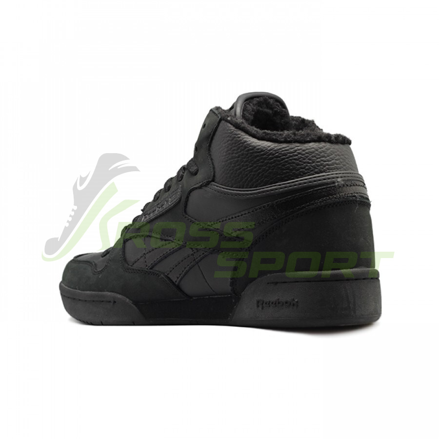 Reebok Classic Mid с мехом All Black