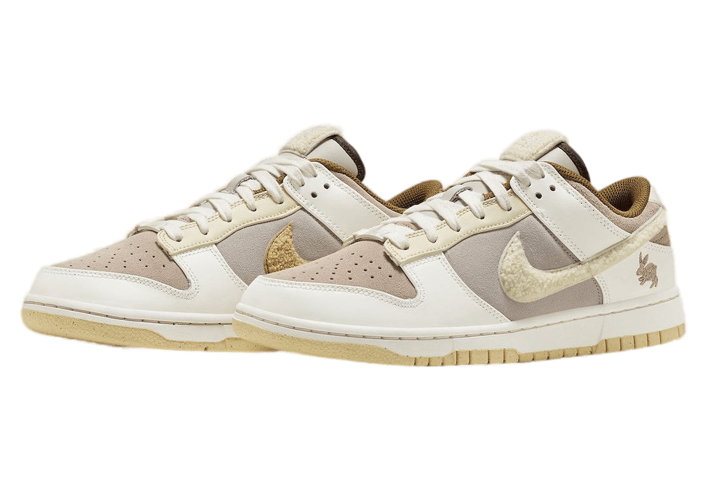 Nike SB Dunk Low White/Gray Rabbits