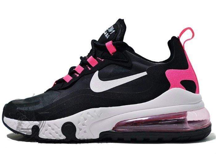 Nike Air Max 270, черный с розовым, нейлон, женские