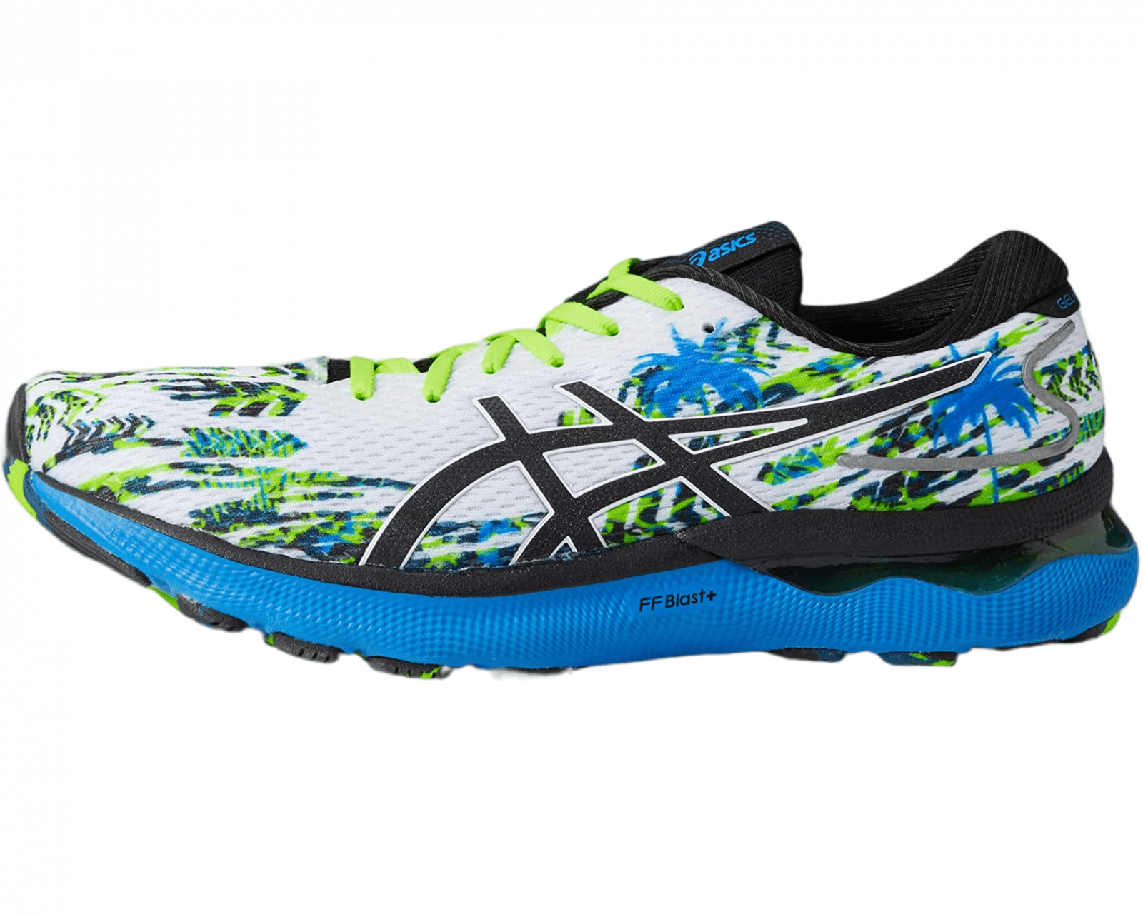 Asics Novoblast 2 White/Green/Blue