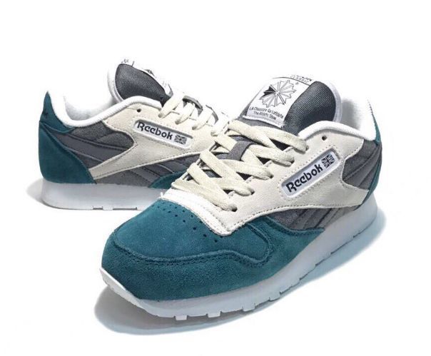 Reebok Classic Suede Women зеленые с белым (35-39)